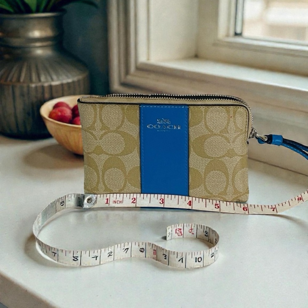 COACH Leather Wristlet